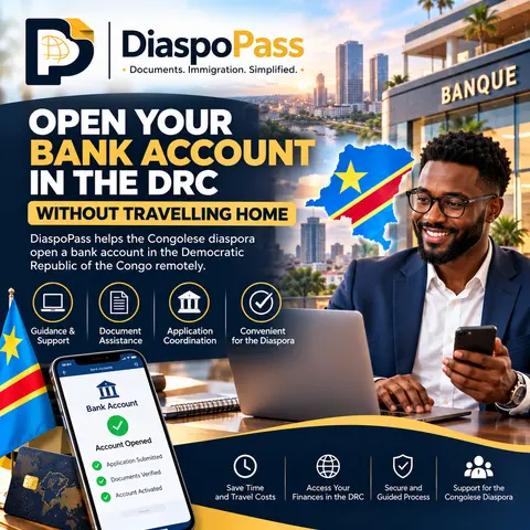 DiaspoPass – Remote Bank Account Opening in the DRC