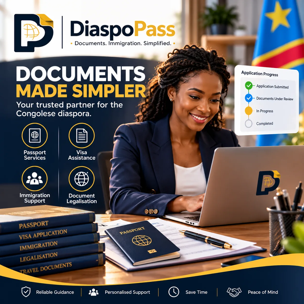 DiasporaPass – Document Preparation & Application Support